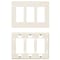 Faith Wall Plate, Number of Gangs: 3-Gang Plastic, Light Almond SWP3-LA-04 - alternate 5
